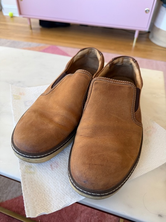 Johnston & Murphy Other - Johnston & Murphy brown sheepskin slip on